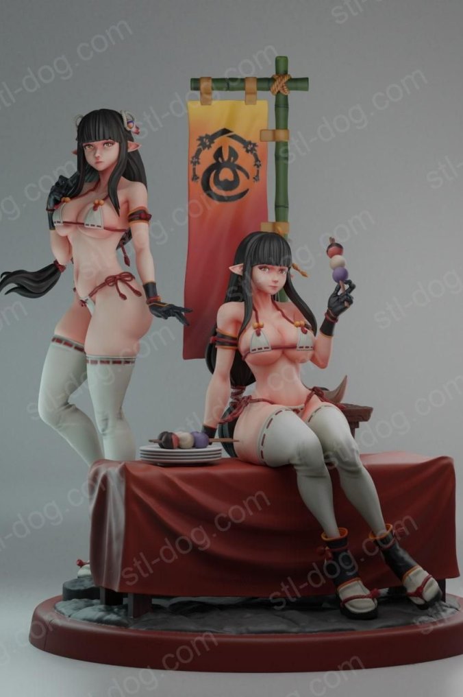 怪物猎人:崛起 Monster Hunter Rise 火芽水芸 Hinoa Minoto 3D打印图纸